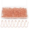 120pcs 22x10mm/0.86x0.39 Safety Pins, Metal Light Bulb Sewing Safety Pins Small Gourd Pins for Clothes Crafts Quilting Charms Buttons (Rose Gold)