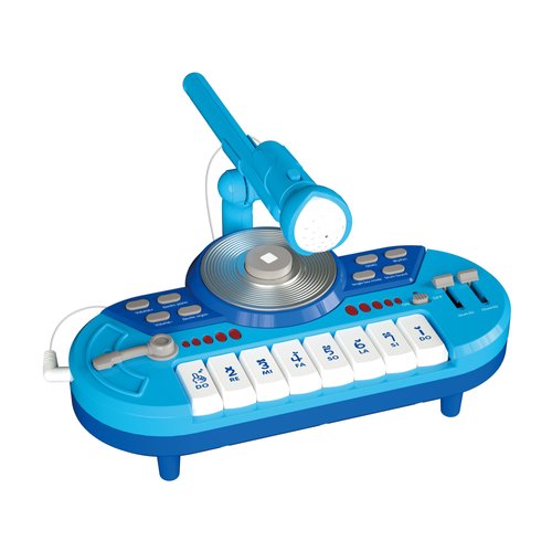 Piano DJ Mixer Musical Toys - Piano Toddlers 1 2 3 Years Old 8 Keys Keyboard Learning Musical Instruments for Baby 1-3 Birthday Toy Piano with Microphone Multi Functional