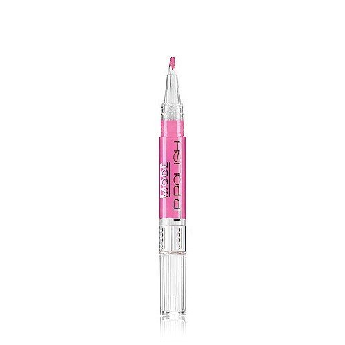 MODE Lip Polish Bubble Gum Candy Pink INNOCENT Brush On Intense Shine Gloss Pen, Nourishing Creamy Color, Moisturizing Natural Skincare Fruit Oils, Vegan, Made in NY USA