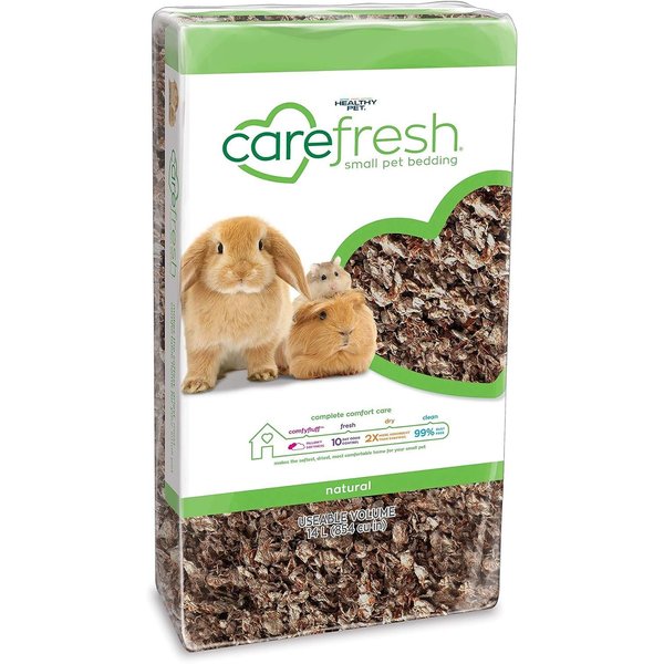 Carefresh 99% Dust-Free Natural Paper Small Pet Bedding with Odor Control, 14 L