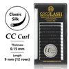 COCO Honey Lash Eyelash Extensions, Classic CC Curl [0.15mm], Faux Mink Individual Lash Extensions (Length: 9mm)