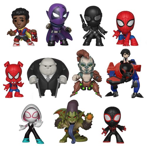 Funko Mystey Mini: Animated Spider-Man Movie - One Mystery Collectible Figure, Multicolor