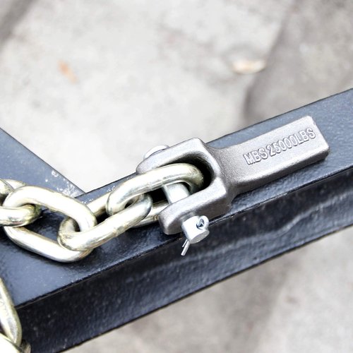 (Pack of 2) 3/8 inch Weld-On Safety Chain Retainer for Truck Trailer Hitch