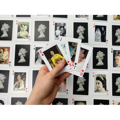 Gibsons P1653 Piatnik The Queen Unique Singles Playing Cards