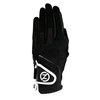 Zero Friction Women's Compression-Fit Synthetic Golf Gloves, Universal Fit, Black