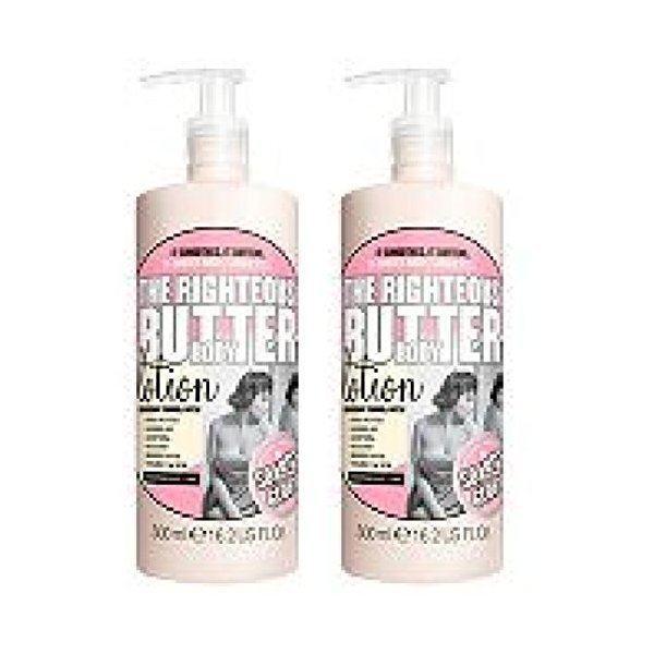Soap & Glory The Righteous Butter Body Lotion x 500ml by Soap And Glory (2 pack)