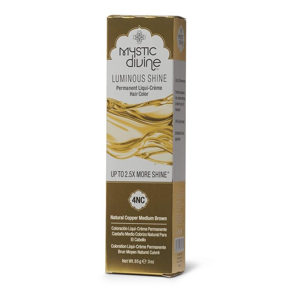 Mystic Divine 4NC Copper Medium Brown Permanent Liqui-Creme Hair Color 4NC Copper Medium Brown