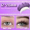 Wispy Lash Clusters Natural Lash Clusters 12-20mm Lash Extension Natural Eyelash Clusters CC Curl Eyelash Lashes Extensions DIY Individual Lashes by Hushlibaby