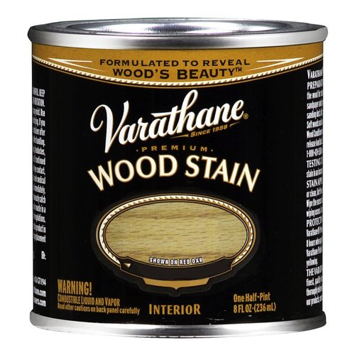 Varathane 211807 Premium Wood Stain, Half Pint, Dark Walnut