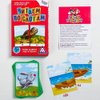 Syllable Flash Cards for Kids Toddlers in Russian Language - Russian Reading Puzzles with Images Picture Word Cards