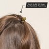 Expressions 24pc Mini Octopus Hair Clips Variety Pack - Clear, Tortoise & Black Professional Quality Hair Accessories For Everyday Styling
