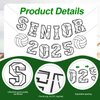 Senior 2025 Volleyball Banner, Volleyball Graduation Party Decoration Volleyball Senior Night Banner for High School College Graduation Sport Theme Party Supplies