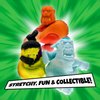 JA-RU Stretchy Monster Toy 3.5" Tall (3 Monsters Assorted) Halloween Action Figures Squish Pull Fidget Toy. Calming Stress Toy for Kid & Boy Toys Party Favor 4303-3s