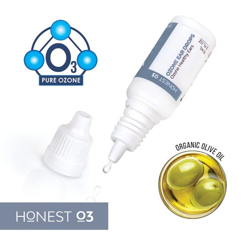 Honest O3 Ear Drops | Ozone Oil Infused Ear Care | Ozonated Oil to Nourish, Protect & Cleanses | .5 Fluid Ounces