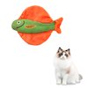 Andiker Catnip Toy for Cats, Cute Realistic Cat Fish Toy with Catnip and Crinkle Paper Soft Bite-Resistant Interactive Cat Toy for Indoor Cats Kittens Biting Chewing Reducing Boredom (Square)