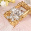 40 Pieces Bridal Hair Pins, Clips and Barrettes with Crystal Pearl Flowers, Women's Proms Hair Jewelry Accessories, Gift Stocking Stuffers for Girls