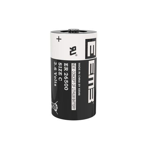 EEMB ER26500 C Size 3.6V Lithium Battery High Capacity Li-SOCL₂ Non-Rechargeable Battery LS26500 SB-C01 TL-2200 for Automobile tire Pressure Monitor,Smart Card,Electricity Meter,Wireless Tools