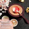 Wax Seal Warmer Wax Seal Kit Wax Melting Pot Wax Seal Furnace with Wax Melting Spoon for Wax Sealing Stamp Wax Seal Spoon Holder for Letter Envelope Stamp