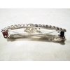 Crystal gold or silver cascading crystal hair barrette clip bridal clip bridal (Primary color: Gold)