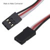DIYmall 10pcs 3.93inch Male to Male JR Plug Servo Extension Lead 3Pin 100mm Servo Extension Cable for RC Plane Car