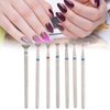 Cone Drill Bits For Nails, 6pcs/set Nail Drill Bits Set Sealing Bit Sand Cuticle Polishing Bit Nail Grinding Head Electric Manicure Set Nail Drill Bits Cuticle Pusher Drill Bit For Nails (#3)