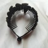 Rhinestone Flower Ponytail Holder Twist Bun Shape Hair Claw Hair Cuffs Accessory for Women Mother's Day Gift (Blue)