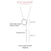 FOCALOOK Long Necklaces for Women Drop Vertical Bar Pendant Lariat Y Necklace 28inch/73cm