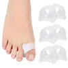 Misorita Gel Toe Spacers 12pcs to Restore Toes to Their Original Shape, Big Toe Separators Toe Spreaders Toe Straightener for Correct Bunion Overlapping Toes Hammer Toe Relaxation