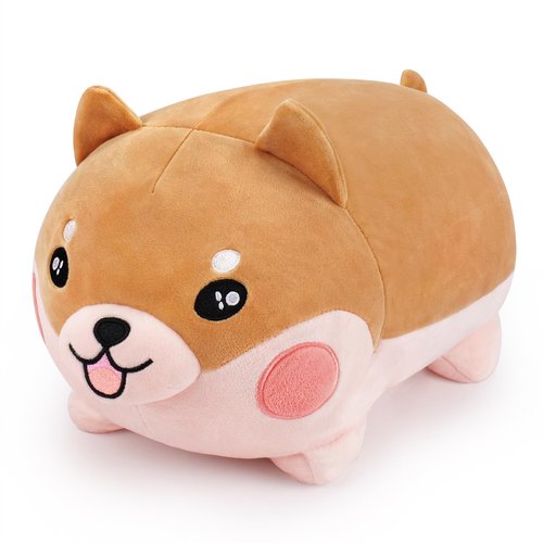 Uninique 13.7'' Shiba Inu Plush Pillows-Corgi Plushie Stuffed Animals Shiba Inu Plush, Dog Plush Pillow Soft Shiba Plush Toy Dog Plushie Chirtsmas Birthday Gifts for Kids