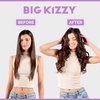Big Kizzy Original Brown Double Sided Replacement Tape Tabs for Hair Extensions - Strong Hold and Residue Free - 5-7+ Weeks of wear - 60 tabs
