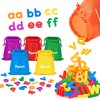 JoyCat Magnetic Letters, 312 Pieces Lowercase Alphabet Fridge Magnets, ABC Magnets for Toddlers Kids, Educational Learning Plastic Letters Magnets Set for Kindergarten Classroom (6 Sets of 52 Letters)