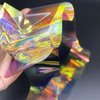 20 Sheets Iridescent Cellophane Nail Foil Glass Broken Sheet Holographic Foils Aurora Nail Stickers Reflective Nails Designs Neon Nail Art Foil Nails Decoration