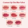 Espoir Couture Lip Tint Blur Velvet #2 Moonlit 0.19oz | Natural Blurry Color Liquid Lipstick | Long-Lasting Smudge-Proof Fixing Lip Stain | Lightweight Matte Finish without Oil | Korean Lip Makeup