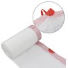 Doryh 2.5 Gallon White Drawstring Trash Bags, 2 Rolls/120 Counts