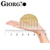 Giorgio G28 & G63 Small Travel/Purse Hair Detangling Comb, Wide Teeth Pocket Comb for Thick Curly Wavy Hair. Hair Detangler Comb For Wet and Dry. Handmade of Cellulose, Saw-Cut and Hand Polished