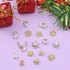 VOTACOS Christmas Nail Art Charms 3D Snowflake Nail Rhinestones Garland Reindeer Nail Supplies Accessories Shiny Christmas Nail Gems Jewelry for Women Christmas Nail DIY Design Decoration