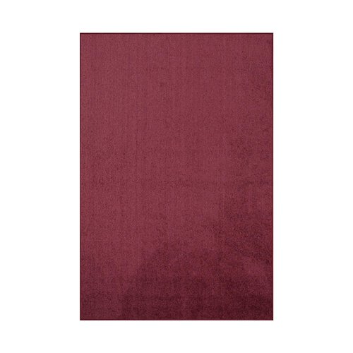 Solid Color Area Rugs Cranberry - 1.5' x 2.25' (18"x27") Rectangle Mat, Indoor, Stain Resistant, Perfect for Living Room, Bedroom, Dining Room, Entryway, Doorway, Pet & Kids Friendly Rug, Wedding