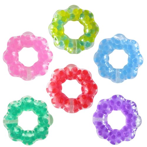 6 Pack Mochi Squishy Toys Donut Squishy Party Favors,Birthday,Classroom Prizes