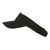Otto Caps Youth Cotton Sun Visor - Black OSFM