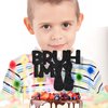 Bruh its My Birthday Decorations Cake Topper Hello 11 Happy 11th birthday decorations for boys Birthday Party Decorations Supplies for Kids (Bruh I,M 11)