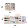 Teamoy Crochet Hook Case, Roll Bag Holder Organizer for Various Crochet Needles and Knitting Accessories, Cartoon Cats