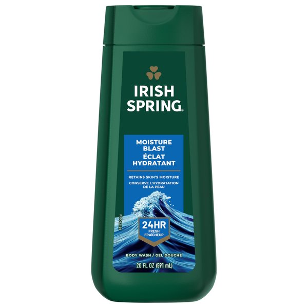Irish Spring Moisture Blast Body Wash for Men, 20 Oz