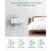 Outlet Extender, 4 Outlet Extension with 1 USB-A 2 USB-C Wall Charger, Multi Plug Outlet Splitter, Electric Wall Outet Expander for Travel, Home, Office, Dorm, Cruise Ship Essentials