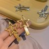 10 Pcs Metal Hair Clips Hollow Star Shape Alligator Hair Clips Non-Slip Hair Barrettes Hair Accessories for Women and Girls (Gold, Silver)