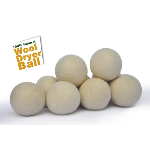 Wool Dryer Balls-6 balls in Packets,100% Pure Wool dryer balls by felts Design