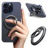 LISEN for Magsafe Phone Grip Holder Magnetic Phone Ring, Rotatable Phone Ring Holder Stand Magsafe Pop Socket for iPhone 16 Pro Max Plus iPhone 15 14 13 12 MagSafe Case MagSafe Accessories