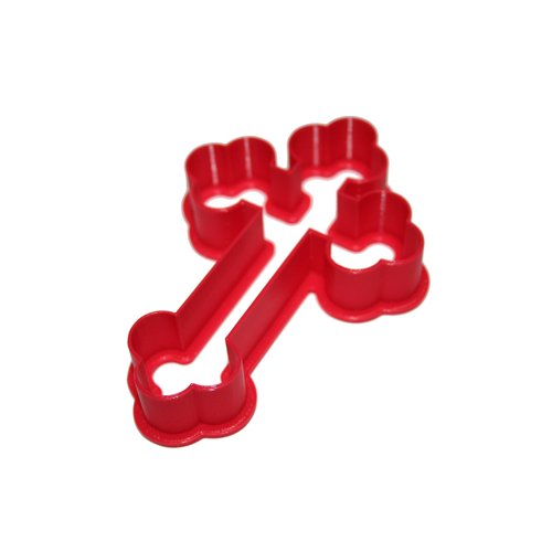 Budded Cross Cookie Cutter