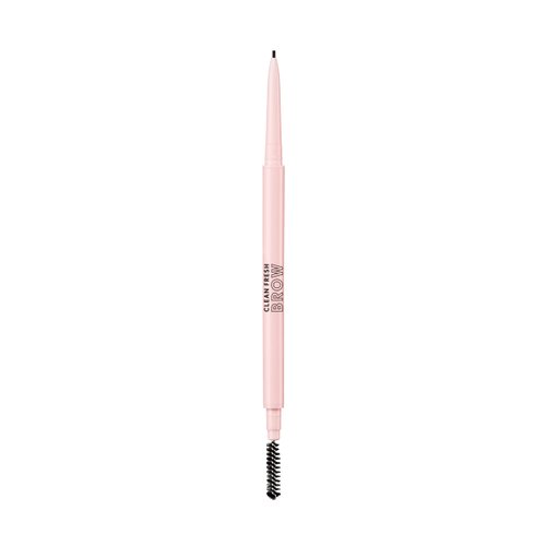 Covergirl Clean Fresh Brow Nano, 700 Black Brown, Eyebrow Pencil, Ultra-Precise Tip, Waterproof, Transfer-Resistant, Built-In Spoolie, Vegan Formula, 0.001oz
