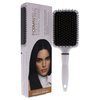 Formawell Beauty x Kendall Jenner Smooth Pass Paddle Hair Brush | Smoothes, Detangles & Styles | Copper-Tourmaline Infused Nylon Bristles Improve Hair Condition & Shine | Comfort Cushioned Grip
