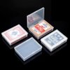 DKAOVH 4 Pcs Playing Card Case, Playing Card Box,Playing Card Storage Box, Card Deck Holder for Bank Card, Business Card, Game Cards